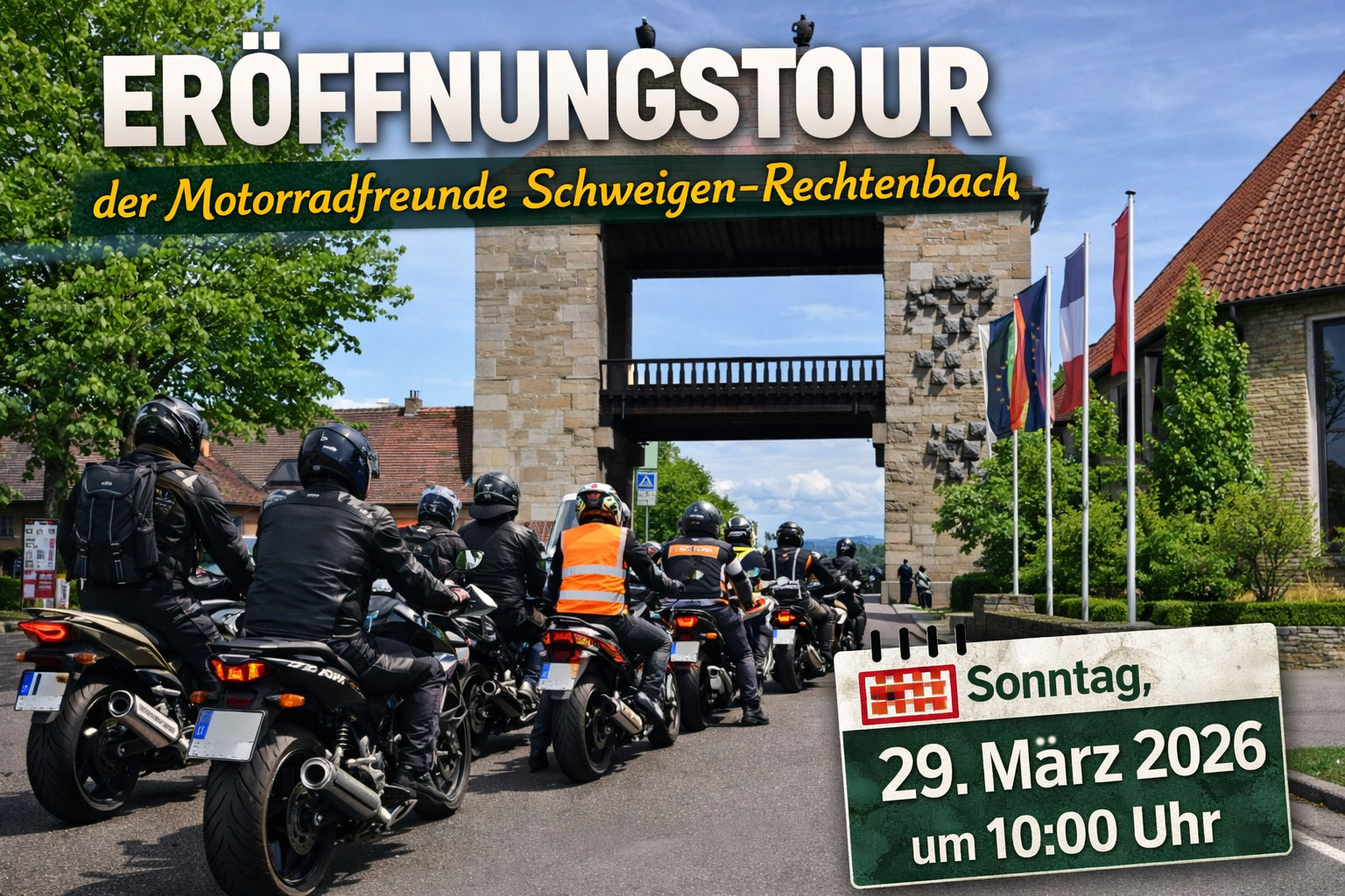 Eröffnungstour der Motorradfreunde